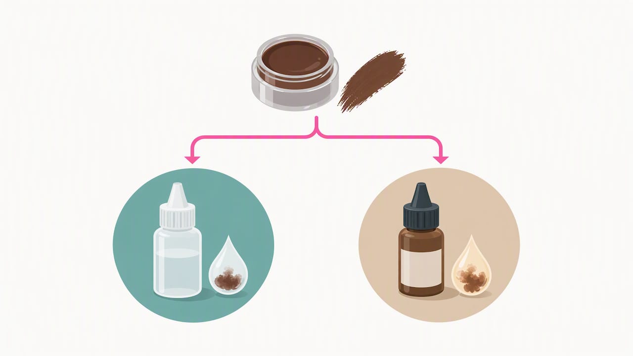 Pigment-specific choice between removal methods