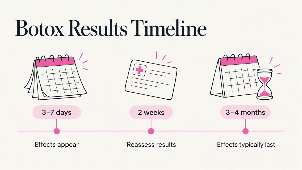 Botox results and reassessment timeline