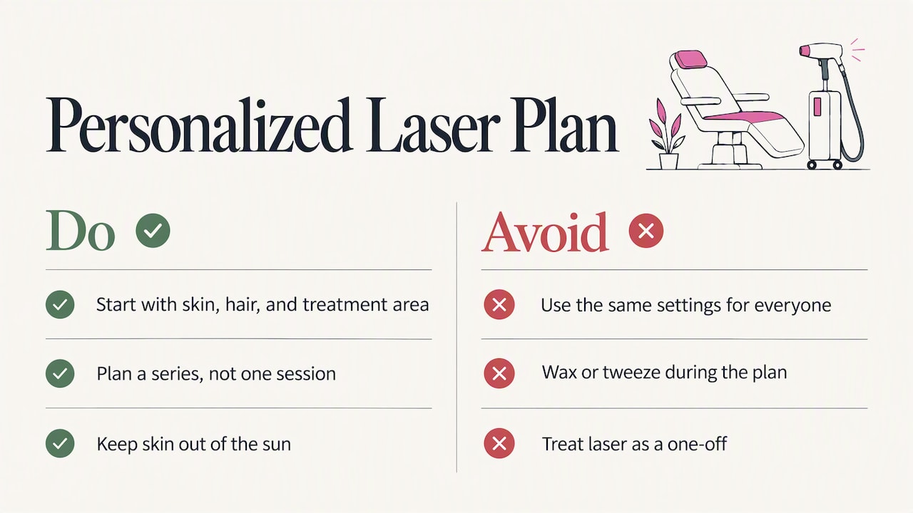 Our perspective: ingrowns are a plan, not a single treatment — overview diagram